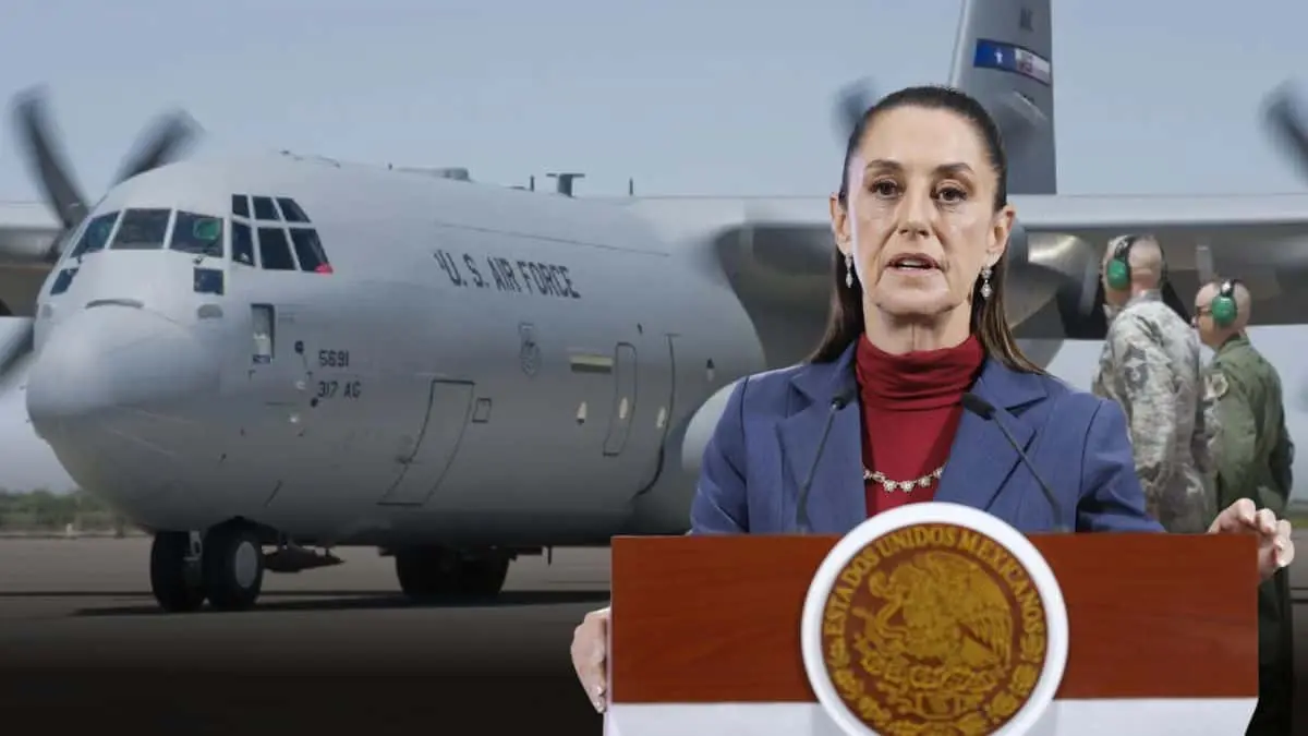 La presidenta Claudia Sheinbaum Pardo durante su conferencia matutina en Palacio Nacional