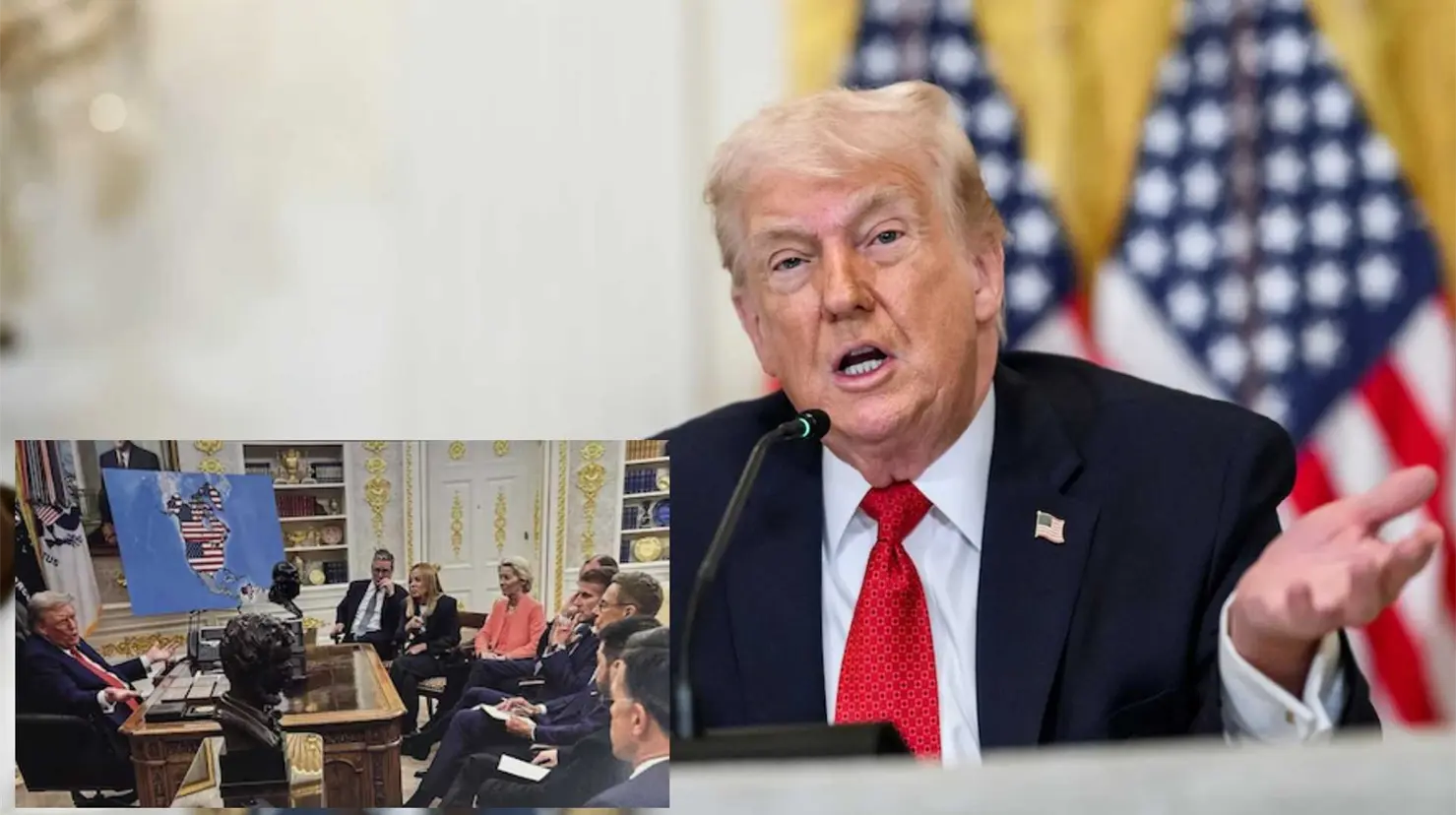 Trump desata polémica al difundir imagen con IA que muestra a Canadá, Groenlandia y Venezuela como parte de EU