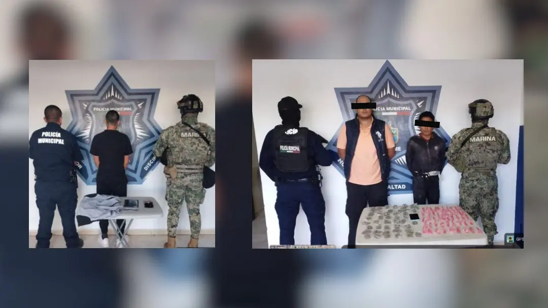 Capturan a tres durante operativos en Ciudad Obregón; dos son menores de edad