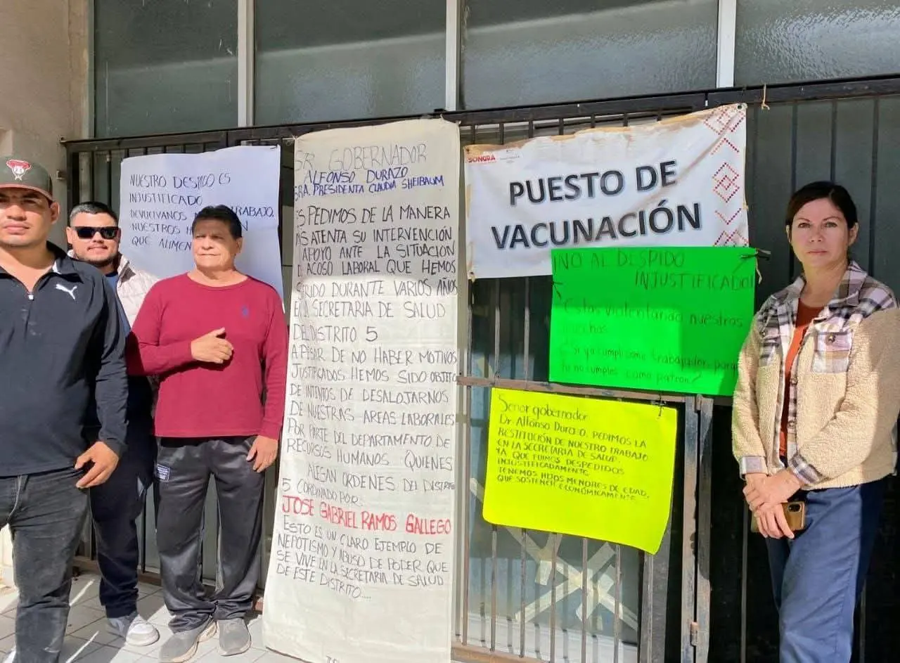 Levantan toma ex trabajadores de Salud