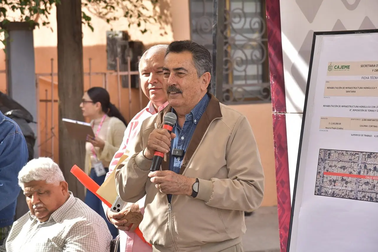 Alcalde de Cajeme llama a denunciar obras públicas inconclusas ante el Ayuntamiento