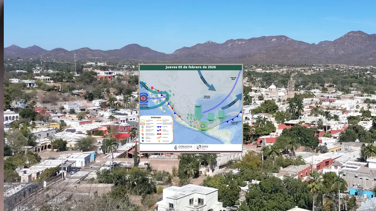 Clima en Sonora hoy, 5 de febrero: Pronostican lluvias aisladas, fuertes vientos y descenso de temperaturas