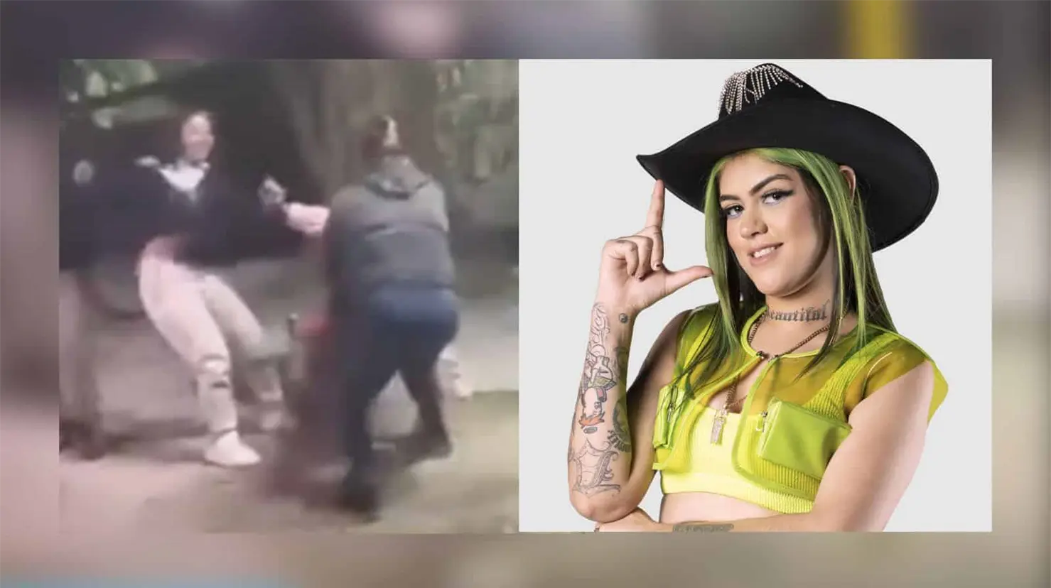 VIDEO | Golpean a influencer regia Marié Bachitas en plena transmisión en vivo