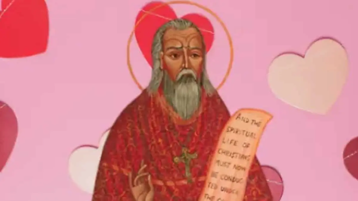 Ilustración antigua que representa a un mártir cristiano cuya historia dio paso a una de las conmemoraciones más populares a nivel internacional