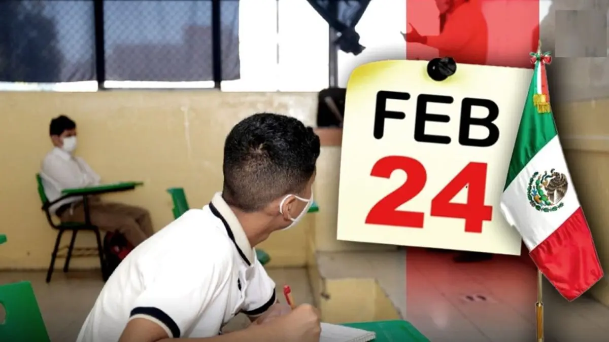 Cada 24 de febrero se realizan ceremonias cívicas en escuelas de México para honrar a la Bandera Nacional
