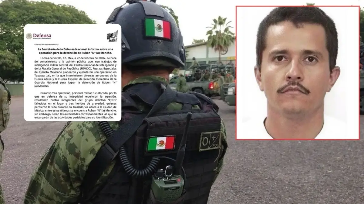Elementos del Ejército y la Guardia Nacional participaron en el operativo realizado en Jalisco, donde autoridades federales informaron sobre el fallecimiento de “El Mencho” tras un enfrentamiento armado.