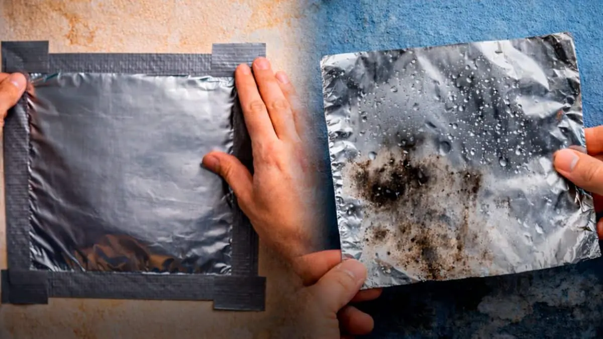 Por esto, los arquitectos recomiendan usar papel aluminio en las paredes para detectar humedad