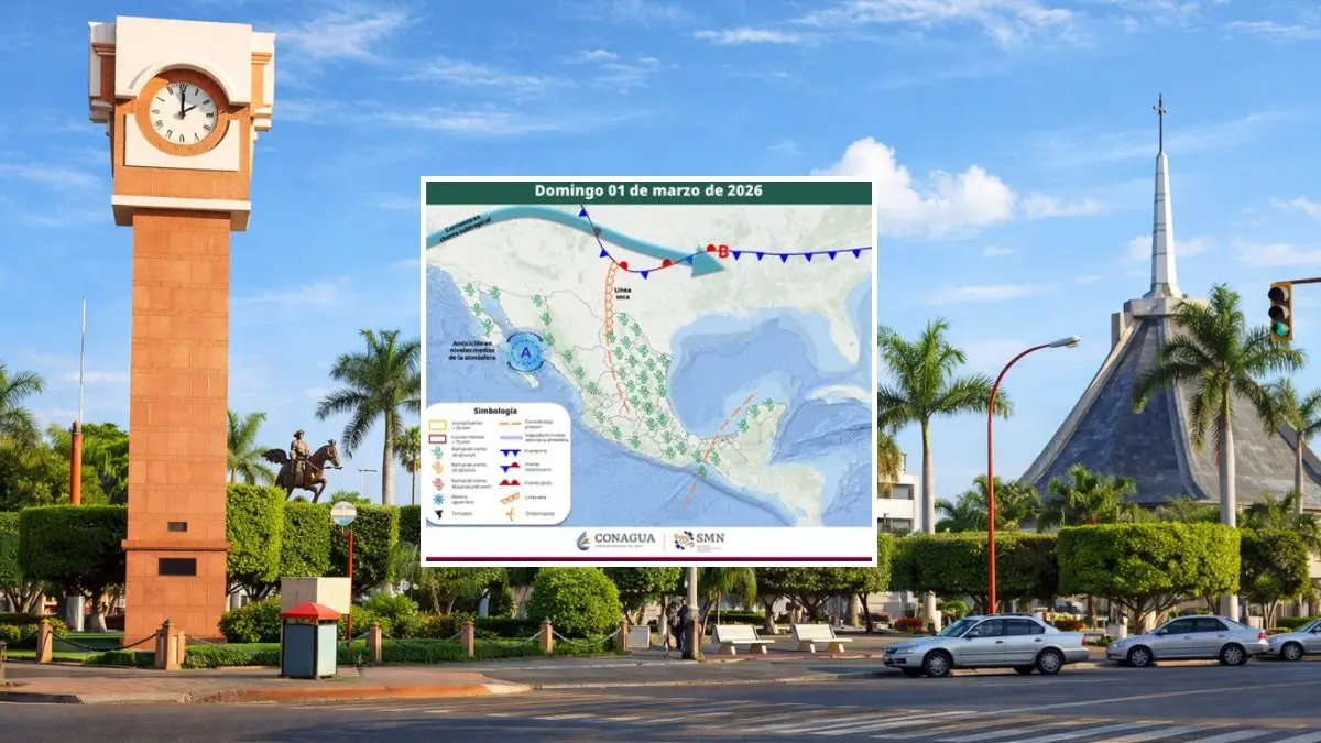 Ambiente mayormente soleado y temperaturas elevadas marcarán la jornada dominical en distintos municipios de Sonora.
