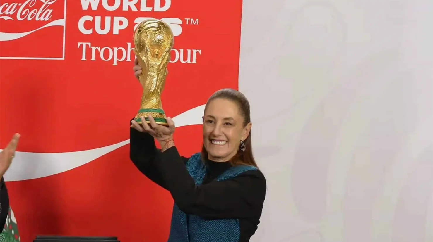 Sheinbaum presume la Copa del Mundo 2026 en Palacio Nacional a 100 días del silbatazo inicial