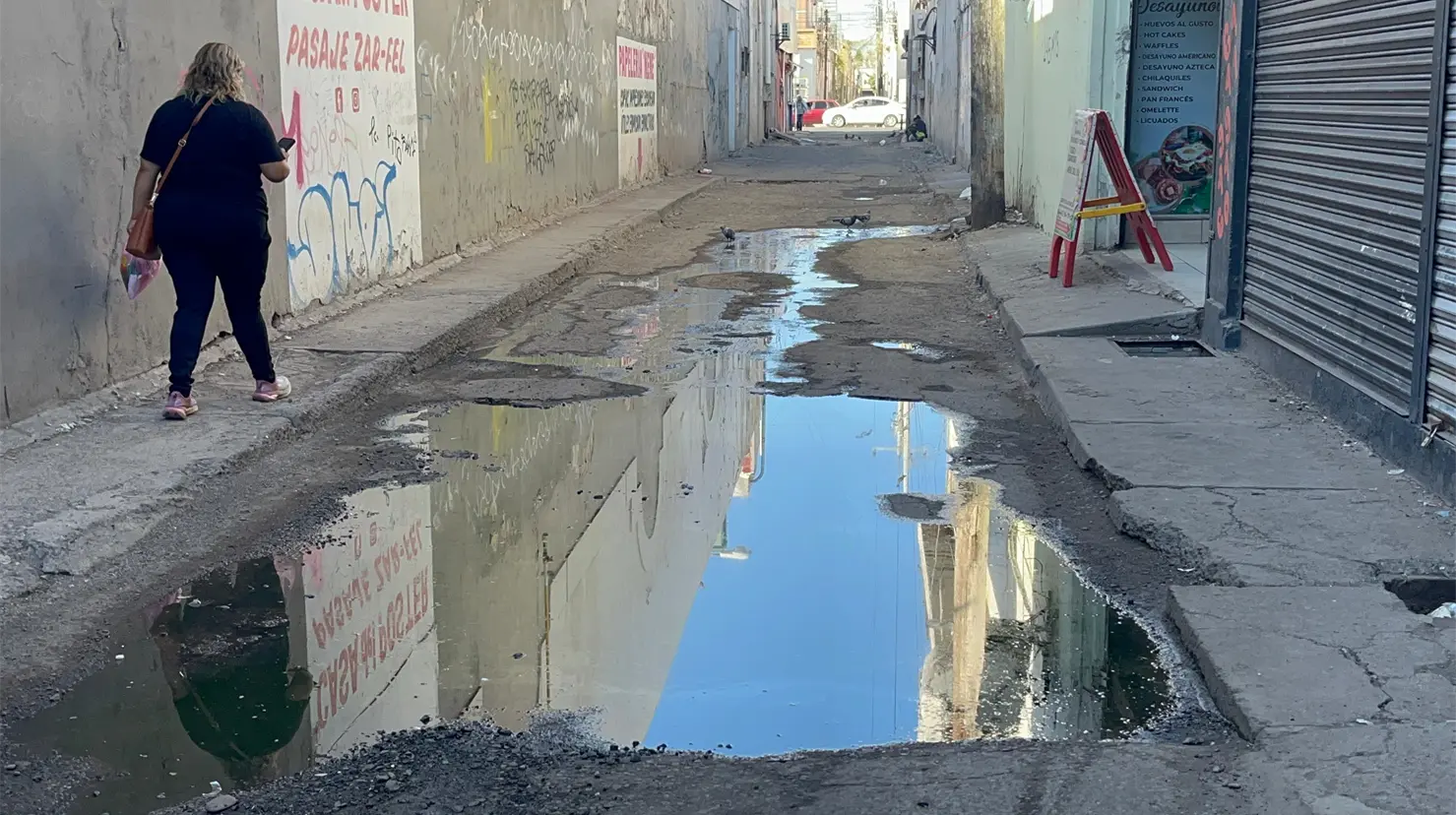 Siguen sin rehabilitarse callejones del Centro