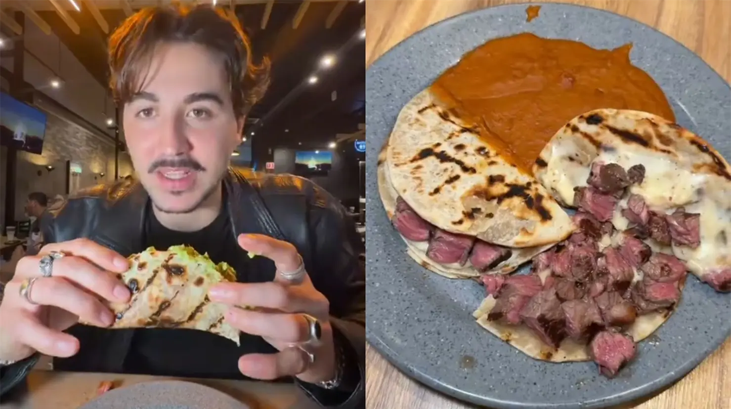 VIDEO | Influencer español visita Hermosillo y queda sorprendido al probar los tacos de carne asada
