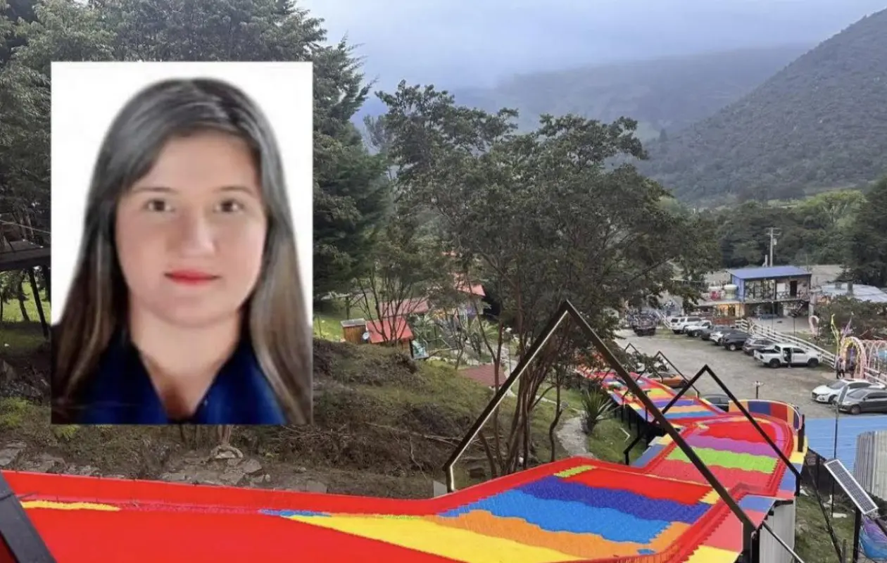Yuris Cristel sufrió un fuerte golpe mientras se deslizaba por el llamado “tobogán extremo”.
