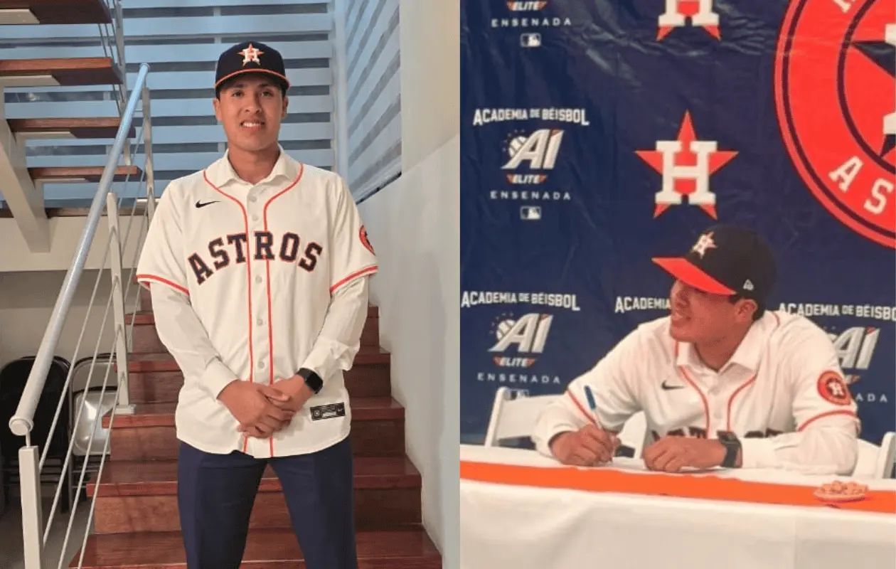 Joven talento cajemense firma con Astros de Houston