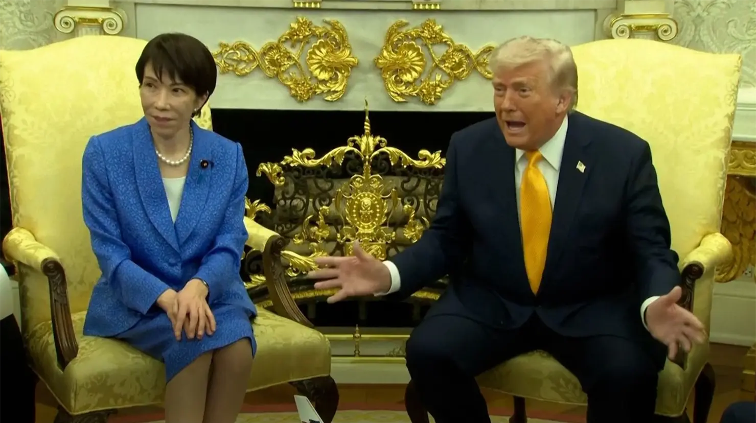 Trump incomoda a la primera ministra de Japón con broma sobre Pearl Harbor; así fue su reacción
