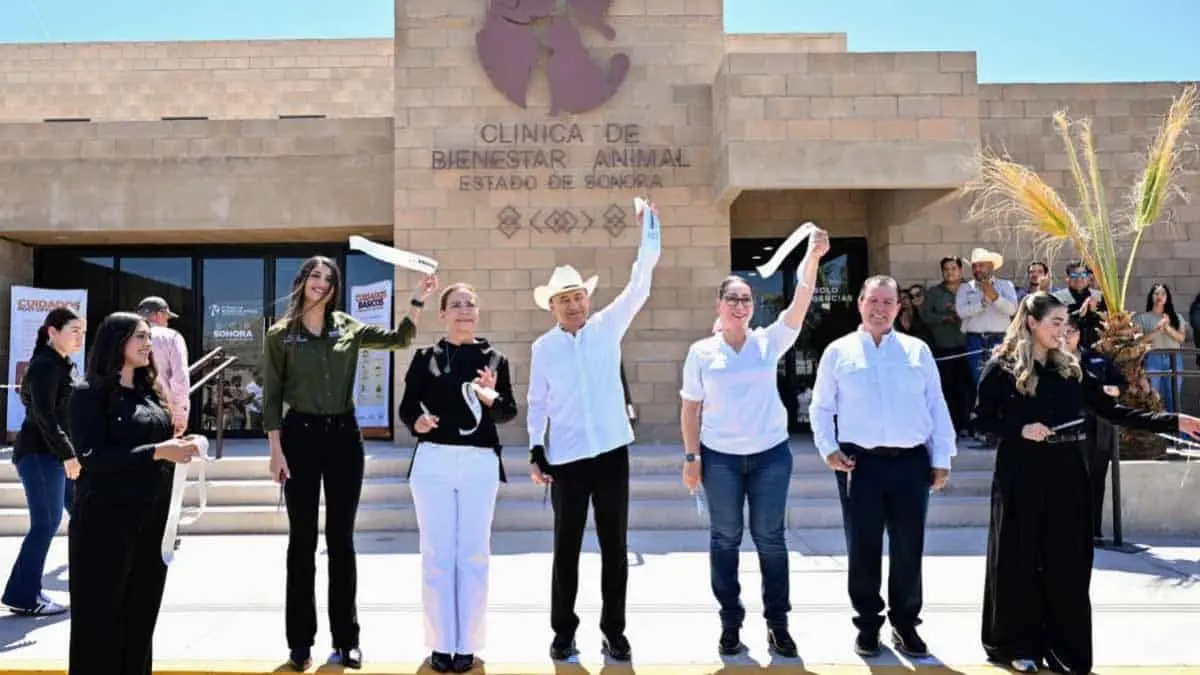 Alfonso Durazo inaugura la primera Clínica del Bienestar Animal en Sonora