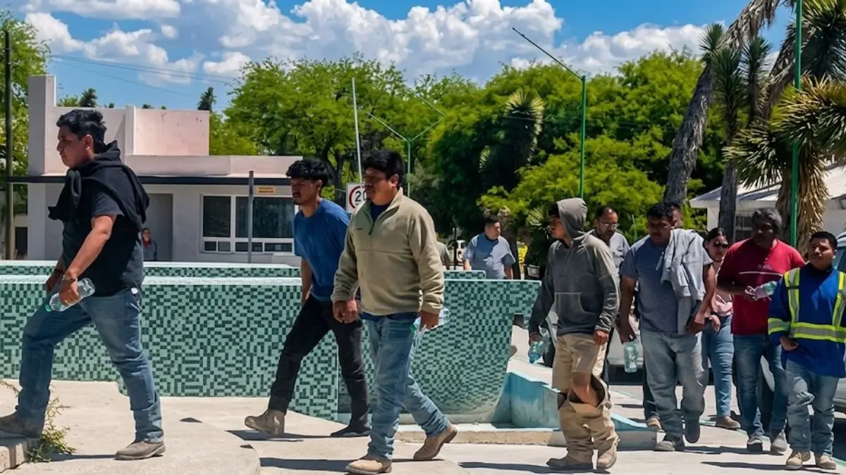 Familiares de los trabajadores vivieron un emotivo momento tras confirmarse su hallazgo, en una escena que quedó captada en video y se difundió ampliamente.