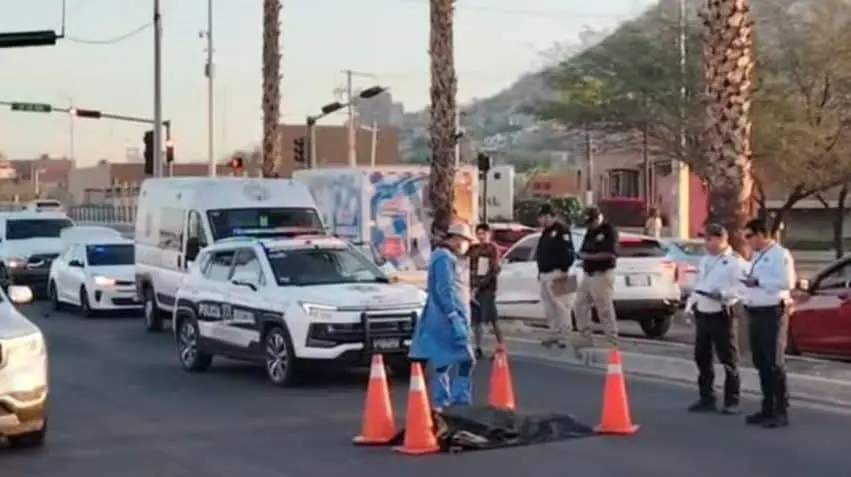 Muere hombre arrollado por camión en Hermosillo