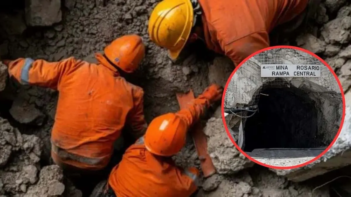 Familiares permanecen a la espera de noticias mientras continúan las labores para ubicar a los trabajadores atrapados tras el colapso en la mina de Sinaloa.