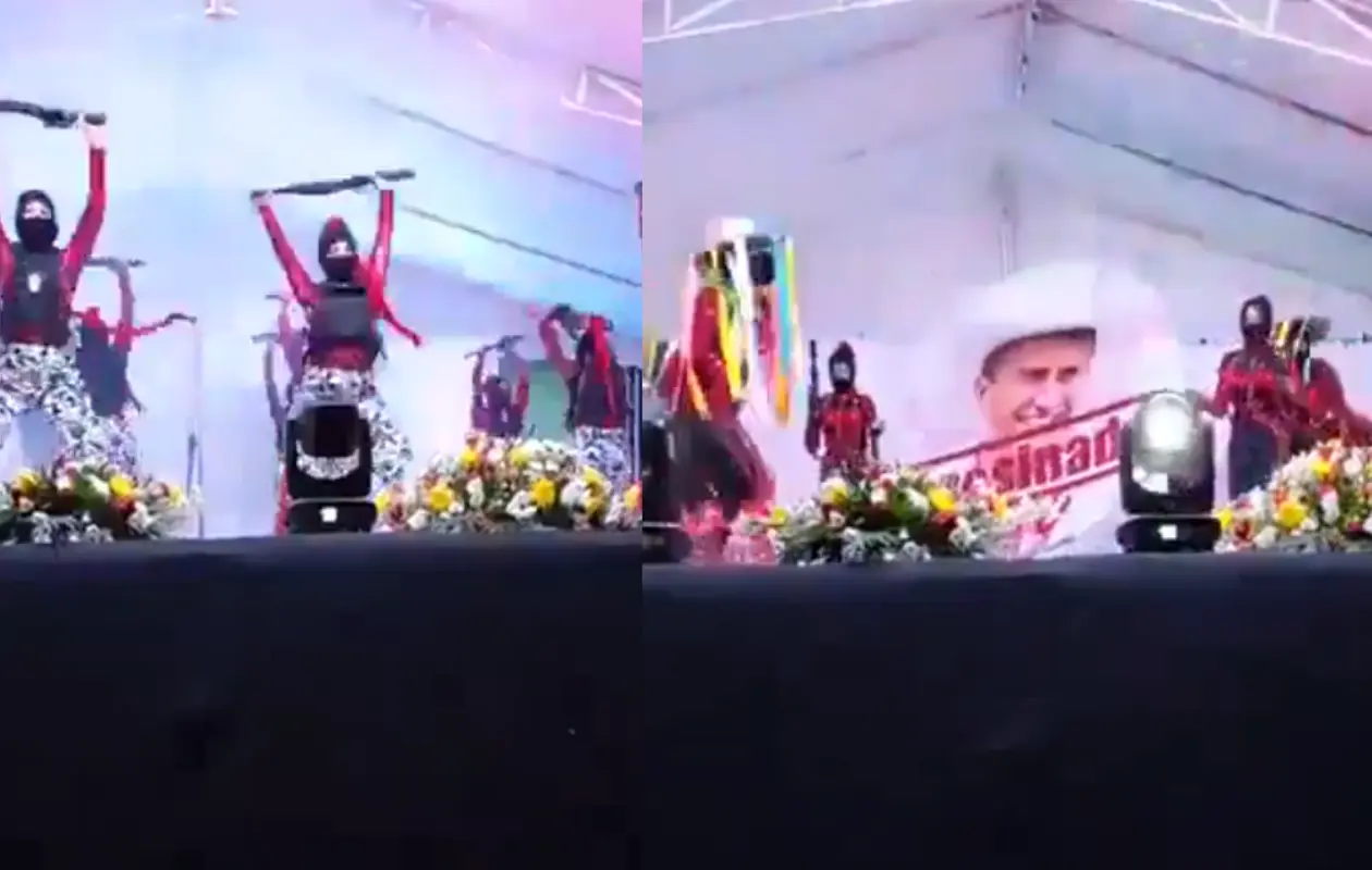 El acto concluyó con la reproducción de un fragmento del Plan Michoacán por la Paz y la Justicia.