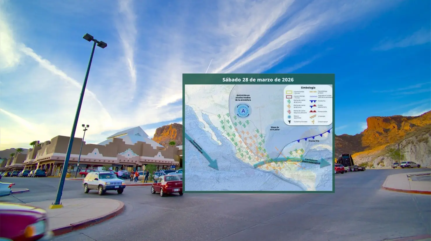 Clima en Sonora hoy 28 de marzo: Pronostican calor intenso y vientos fuertes