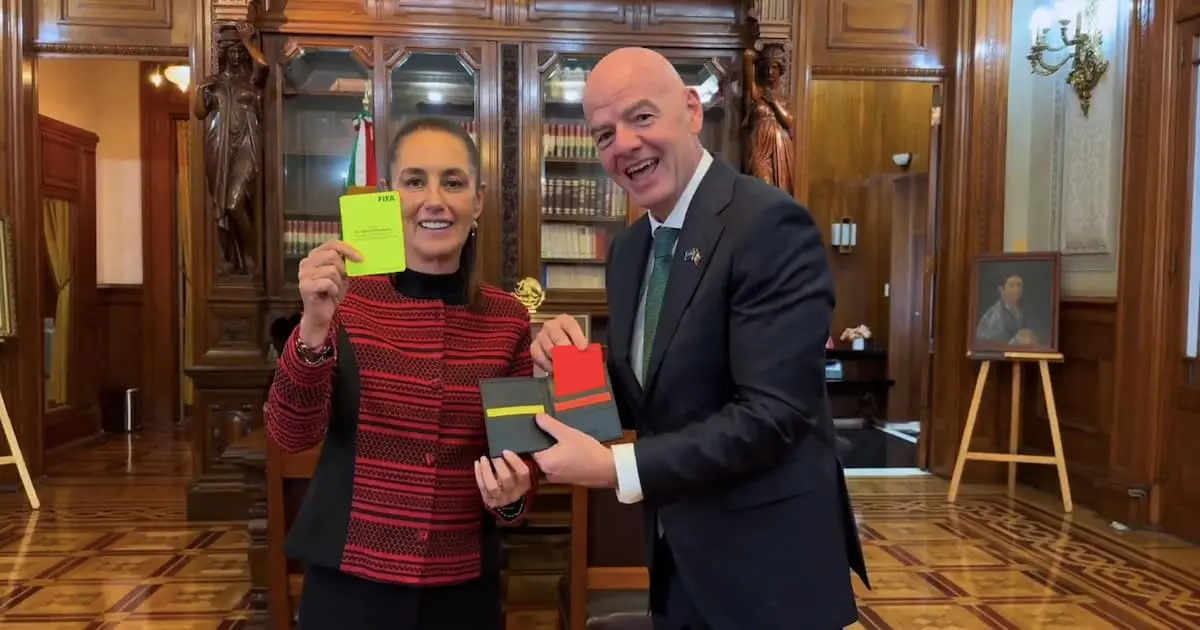 Copa del Mundo 2026: Claudia Sheinbaum y Gianni Infantino marcan la cuenta regresiva