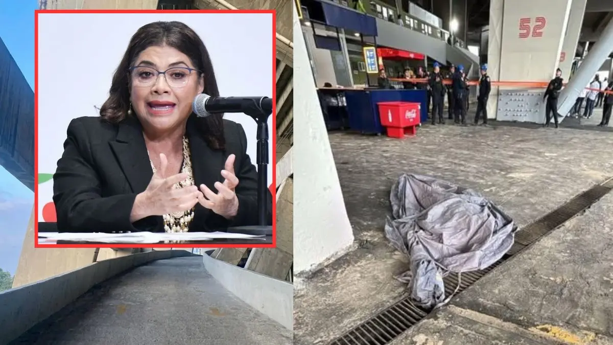 Autoridades informaron que el aficionado cayó entre rampas dentro del estadio tras intentar evitar una fila en el área de sanitarios.