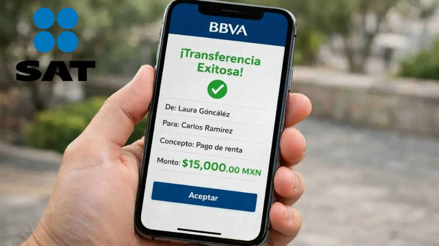 SAT alerta por transferencias con “conceptos prohibidos” en abril de 2026