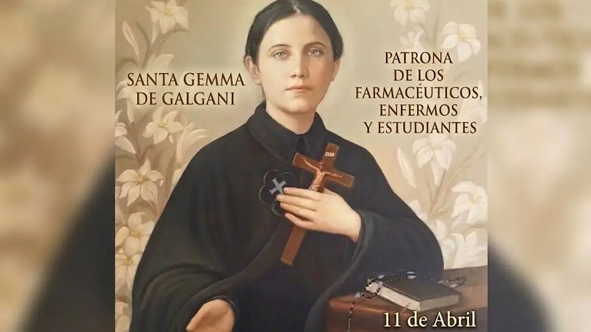 Santa Gemma Galgani, símbolo de fe y fortaleza, es recordada cada 11 de abril por su vida marcada por el sacrificio y la devoción. Foto generada por IA.