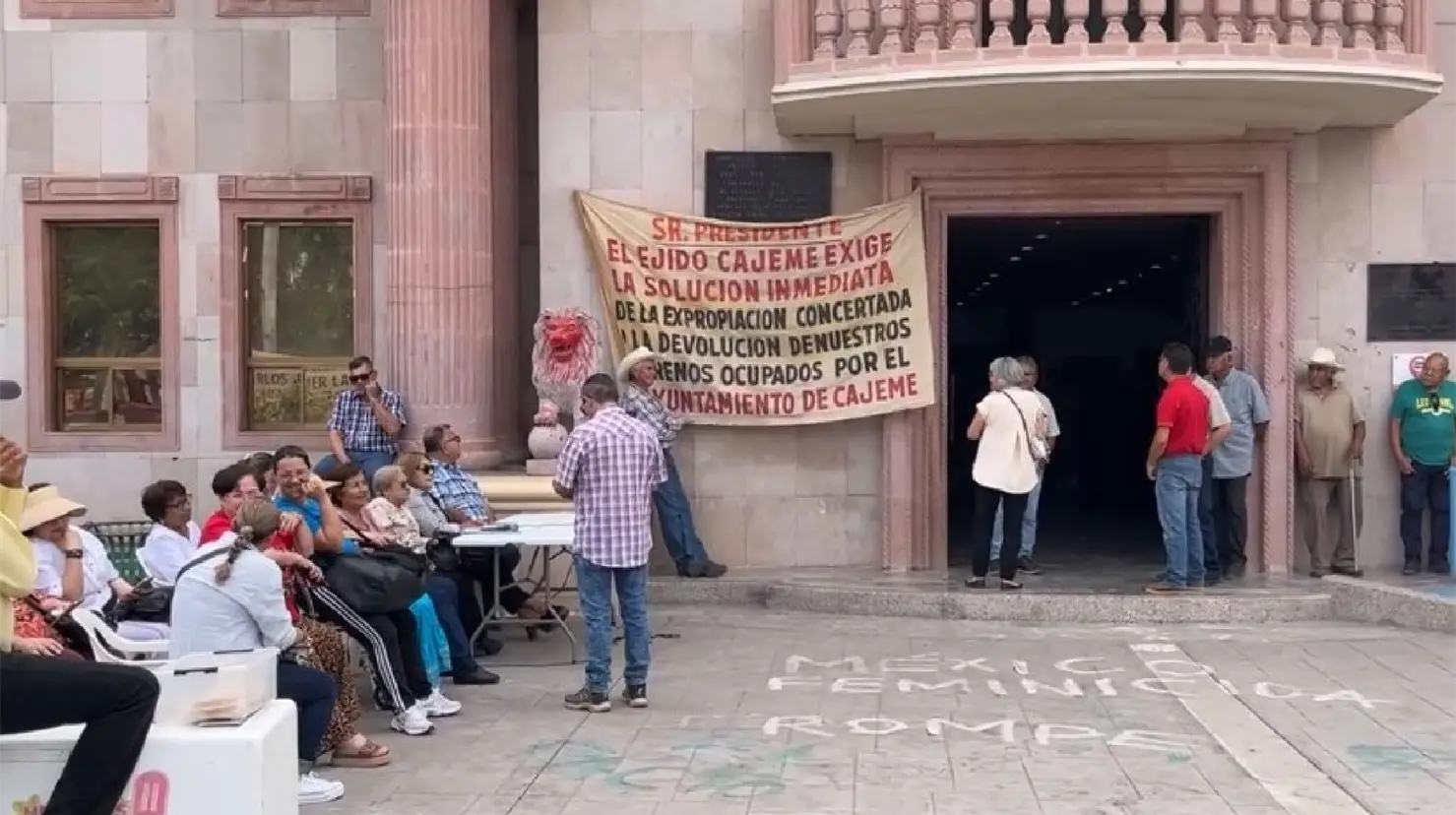 Ejidatarios exigen que se les devuelvan sus tierras 