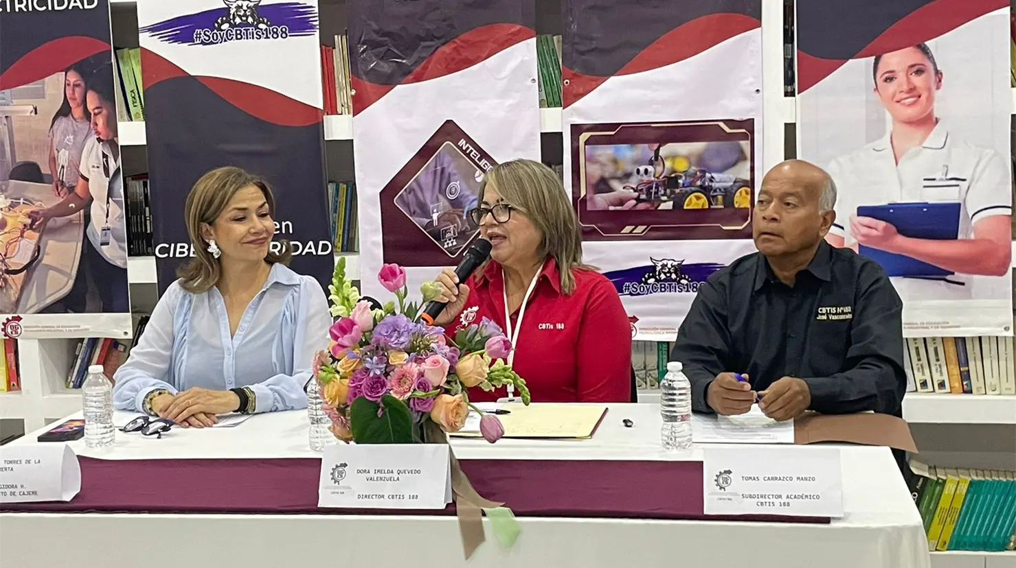 Los alumnos del CBTIS 188 participaron en la feria de la salud, además que se hizo extensiva la invitación a la población en general