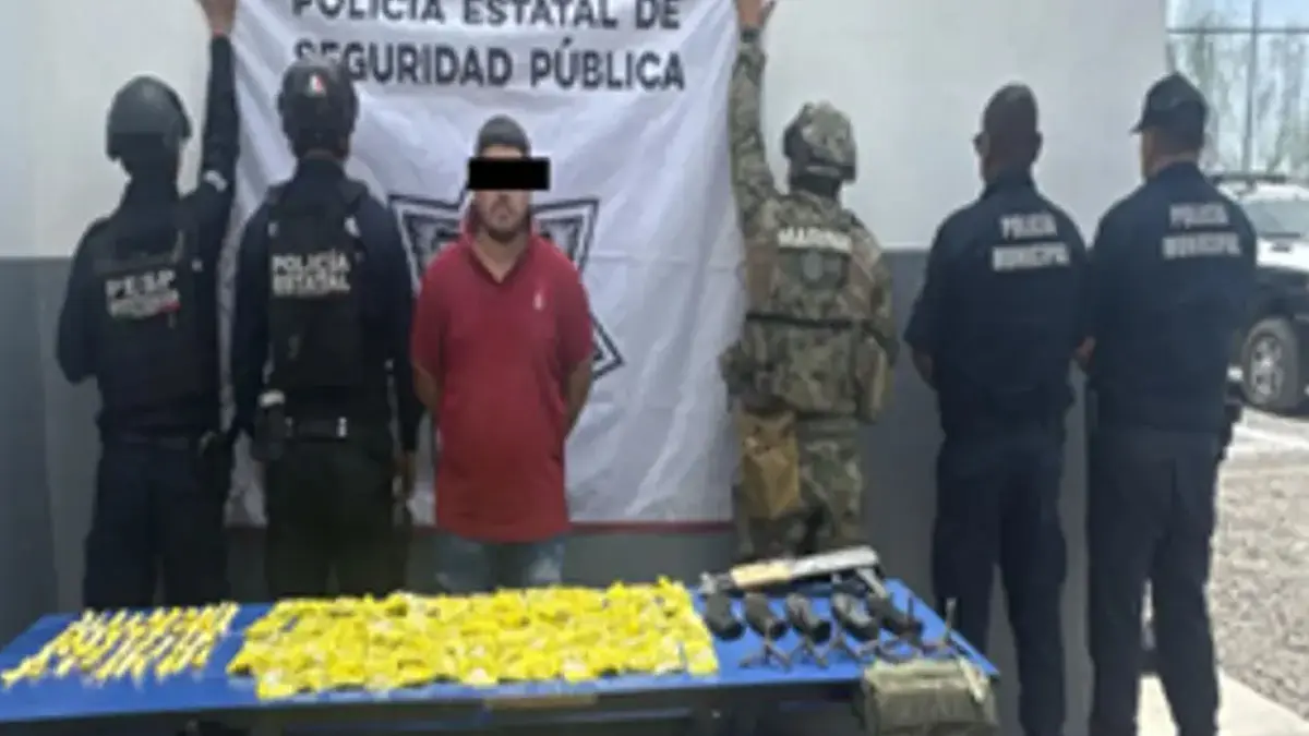 Interceptan a tipo armado cerca de Villa Bonita
