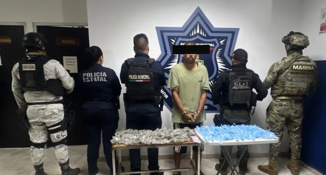 Presunto narcomenudista es detenido al oriente de Ciudad Obregón