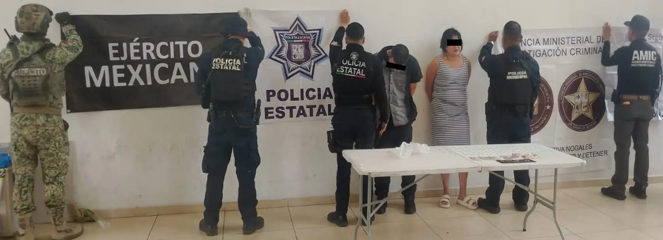 Detienen a pareja en Nogales con pastillas de fentanilo