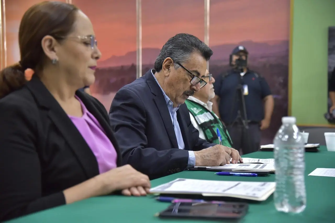 Firma Red Distrital de Salud plan de trabajo en Cajeme