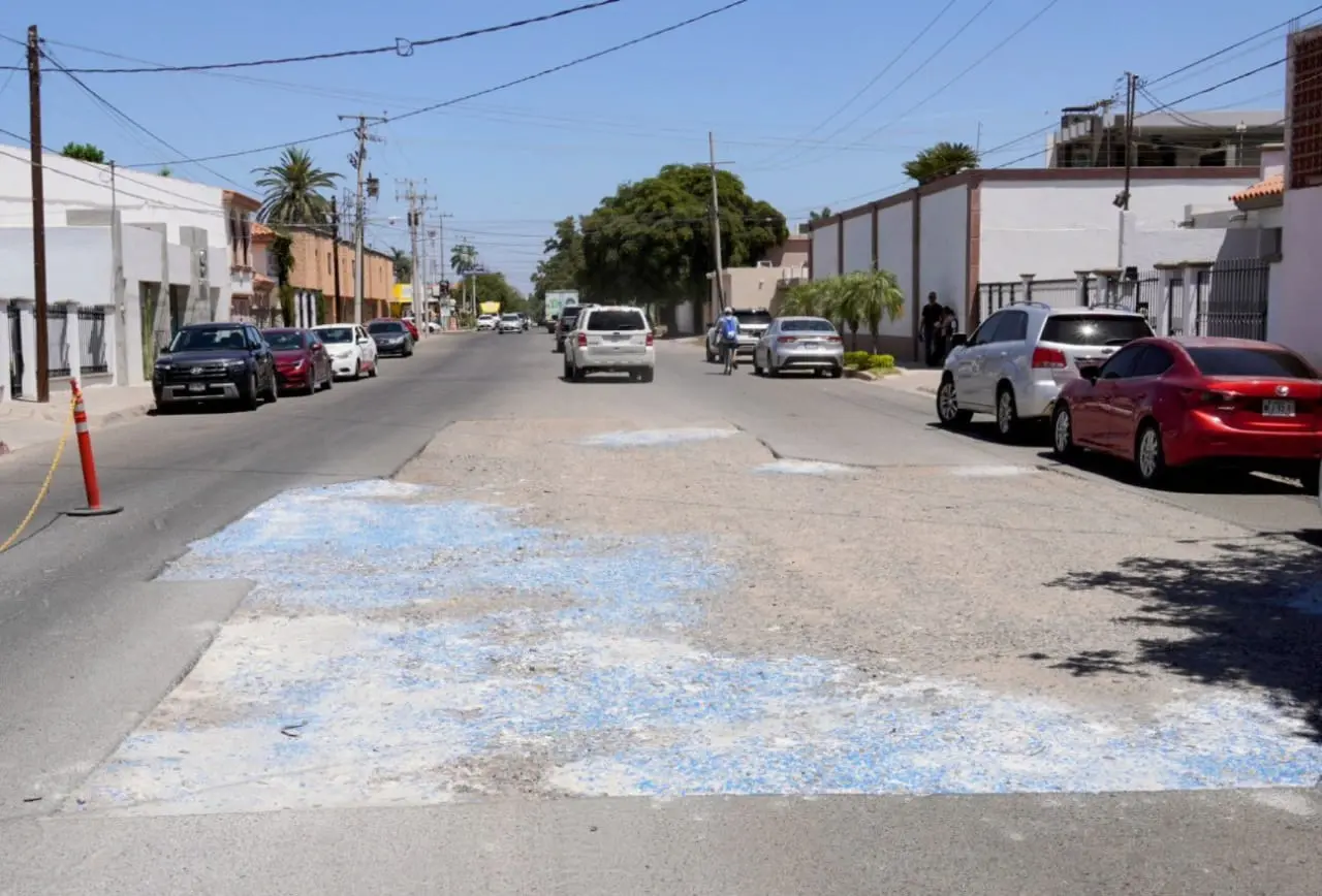 Reparación de abertura en calle Michoacán ya está programada