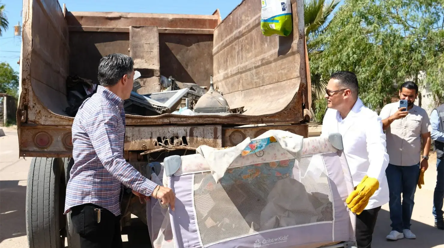 Van contra el dengue en Huatabampo