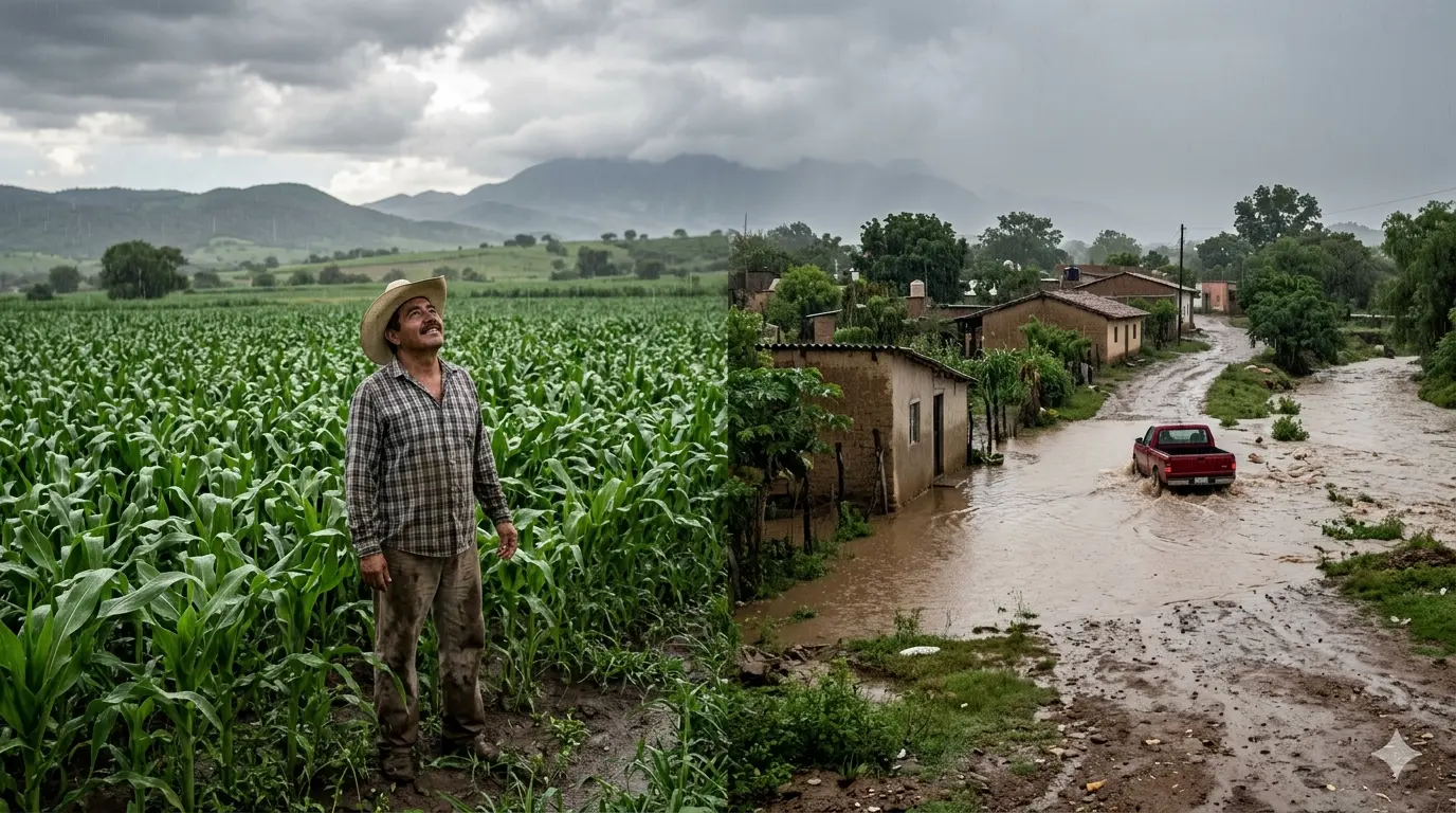 Junio traerá lluvias intensas en México: se prevé beneficio a cultivos