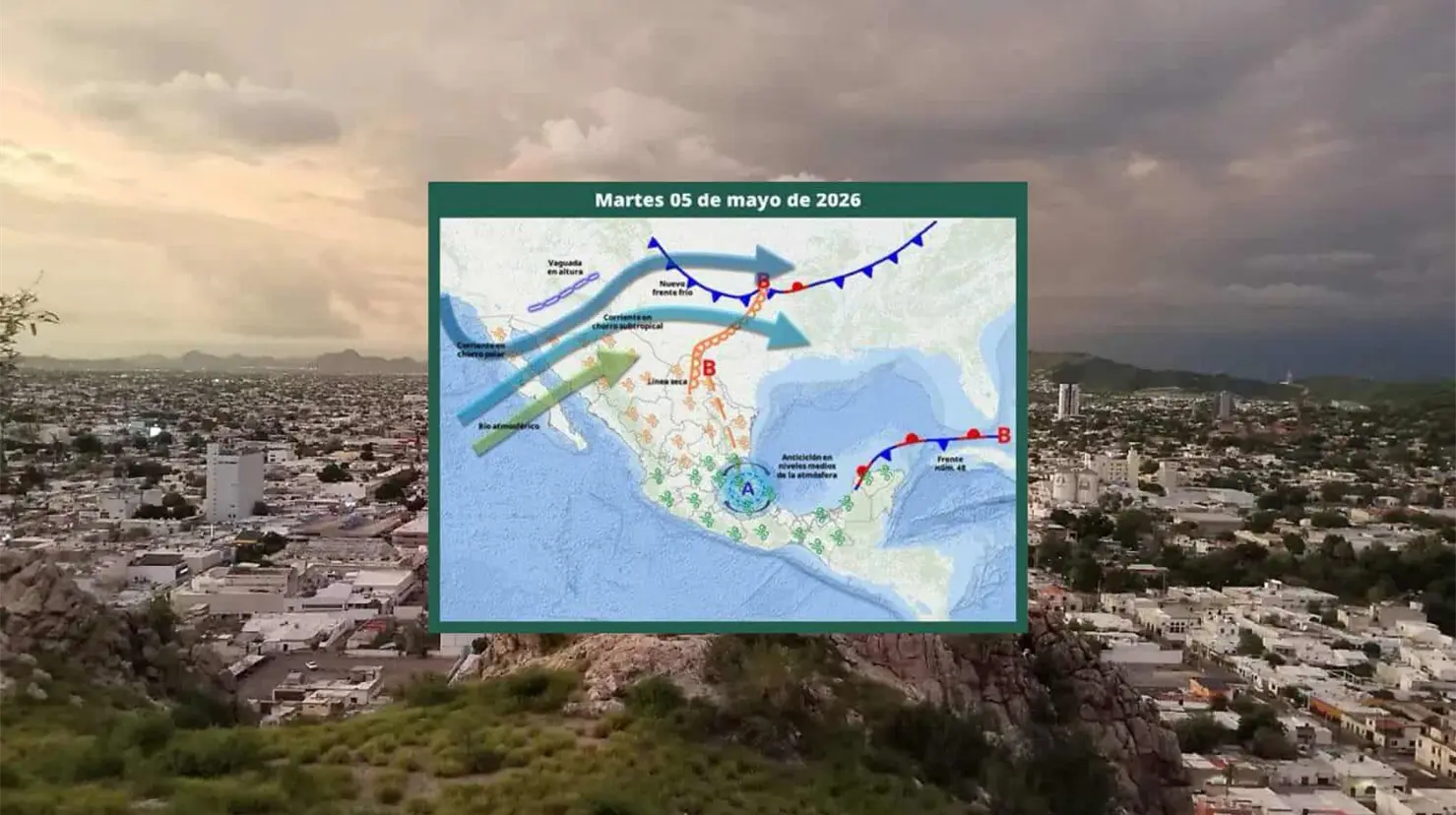 Clima en Hermosillo hoy 5 de mayo: Se prevé un ambiente menos caluroso en la ciudad
