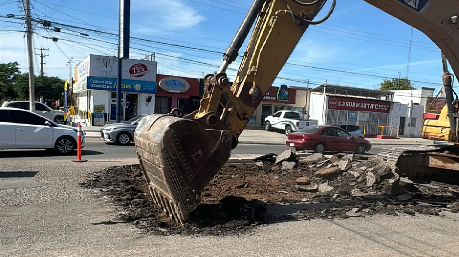 Comienza rehabilitación de calle No Reelección