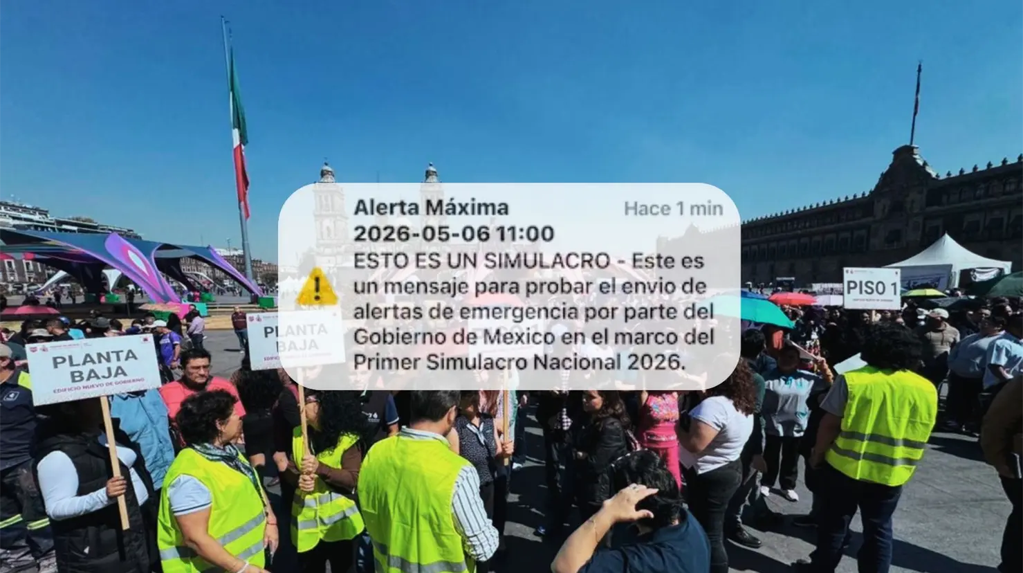 Primer Simulacro Nacional 2026: Participan más de 37 millones y activan alerta en 87 millones de celulares
