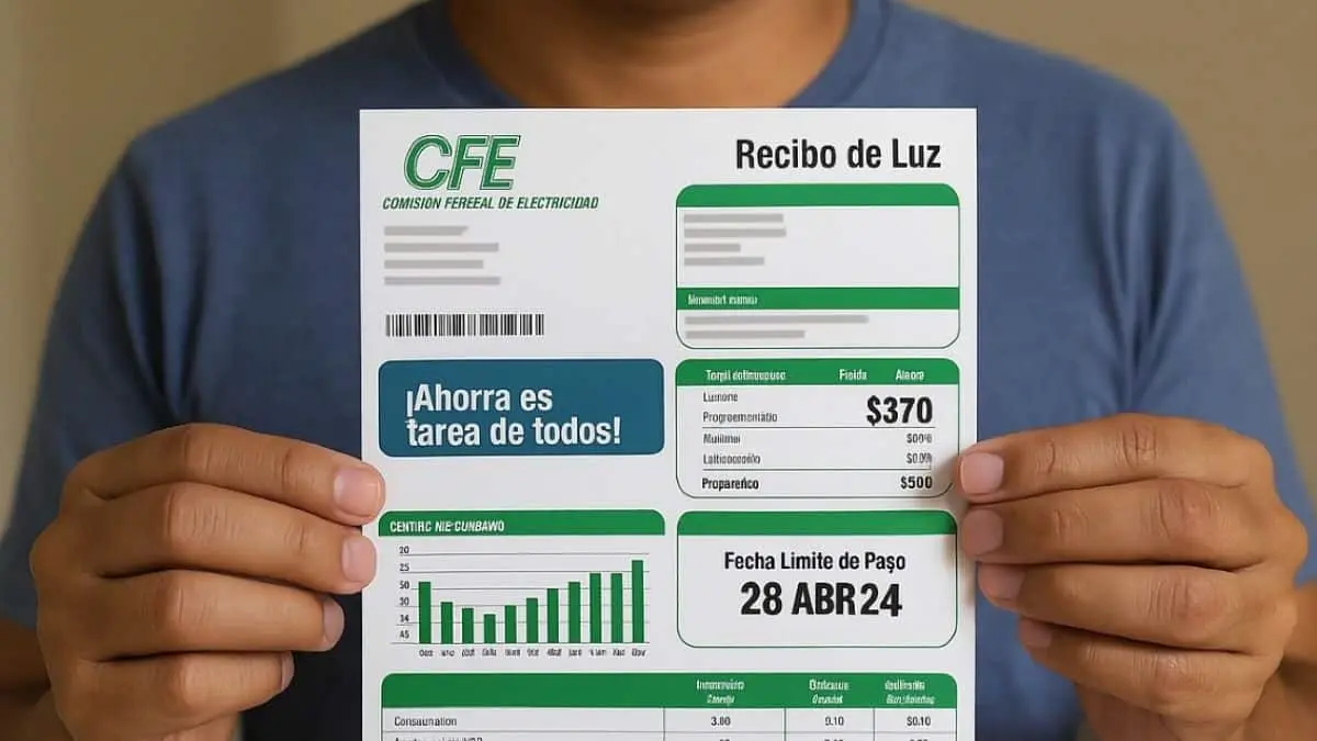 El cambio de titular en el recibo de luz de la CFE debe realizarse presencialmente y es gratuito si el contrato no presenta adeudos.