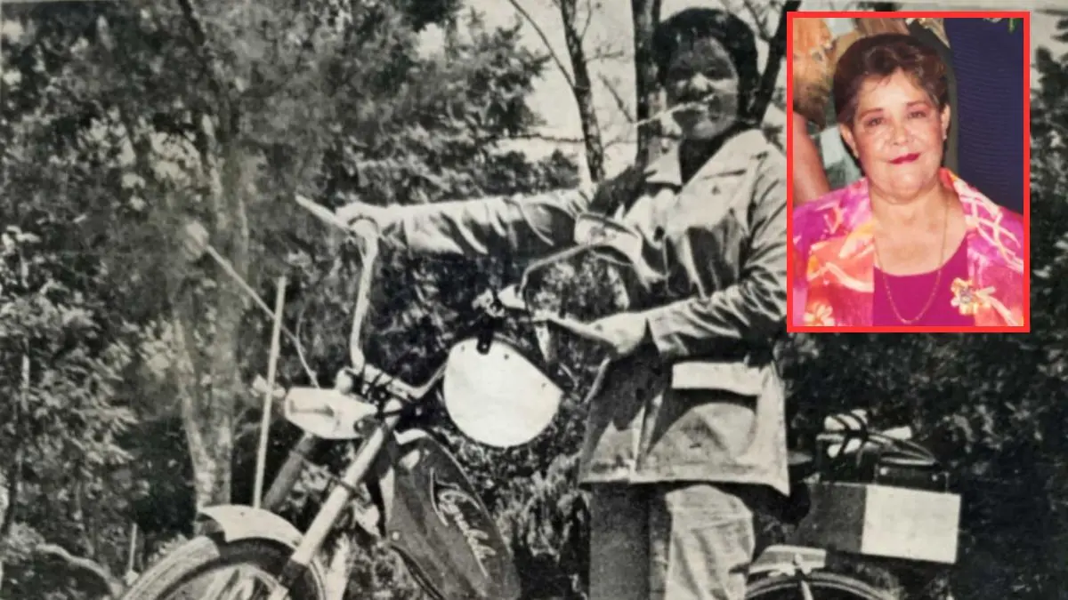 Francisca Alicia Castro recorrió durante años distintas colonias de Hermosillo en motocicleta para atender y vacunar familias.