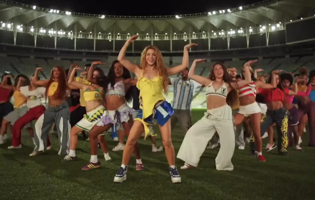 El videoclip fue grabado en el emblemático Estadio Maracaná.
