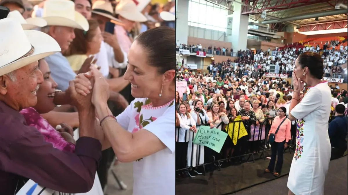 Claudia Sheinbaum concluyó una gira de tres días por Sonora con inauguraciones de obras, restitución de tierras y entrega de apoyos sociales en distintos municipios.