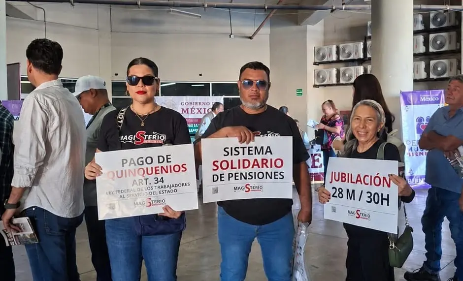 Los docentes retomaron movilizaciones el primero de mayo y continuarán empujando la agenda para dar solución a su problema de pensiones