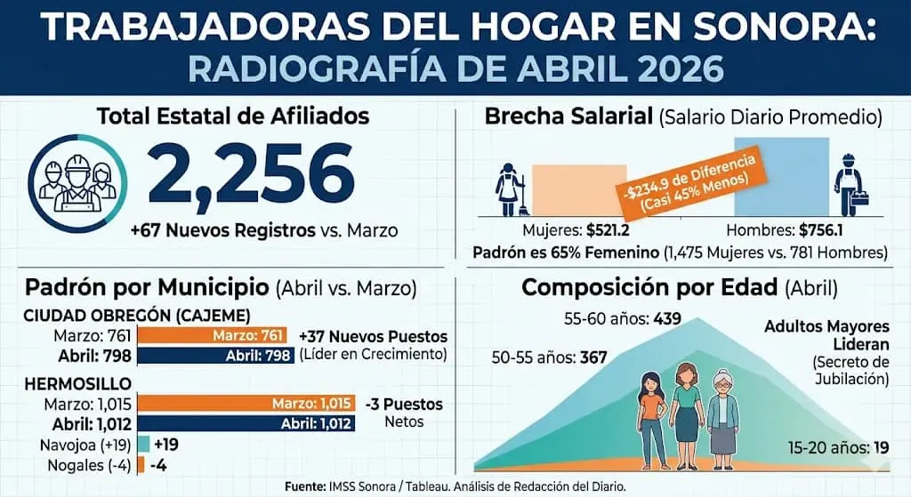 Las personas trabajadores del hogar que se inscriben al programa obtienen todos los beneficios de seguridad social, fondo de ahorro para el retiro, ahorro de vivienda, entre otros