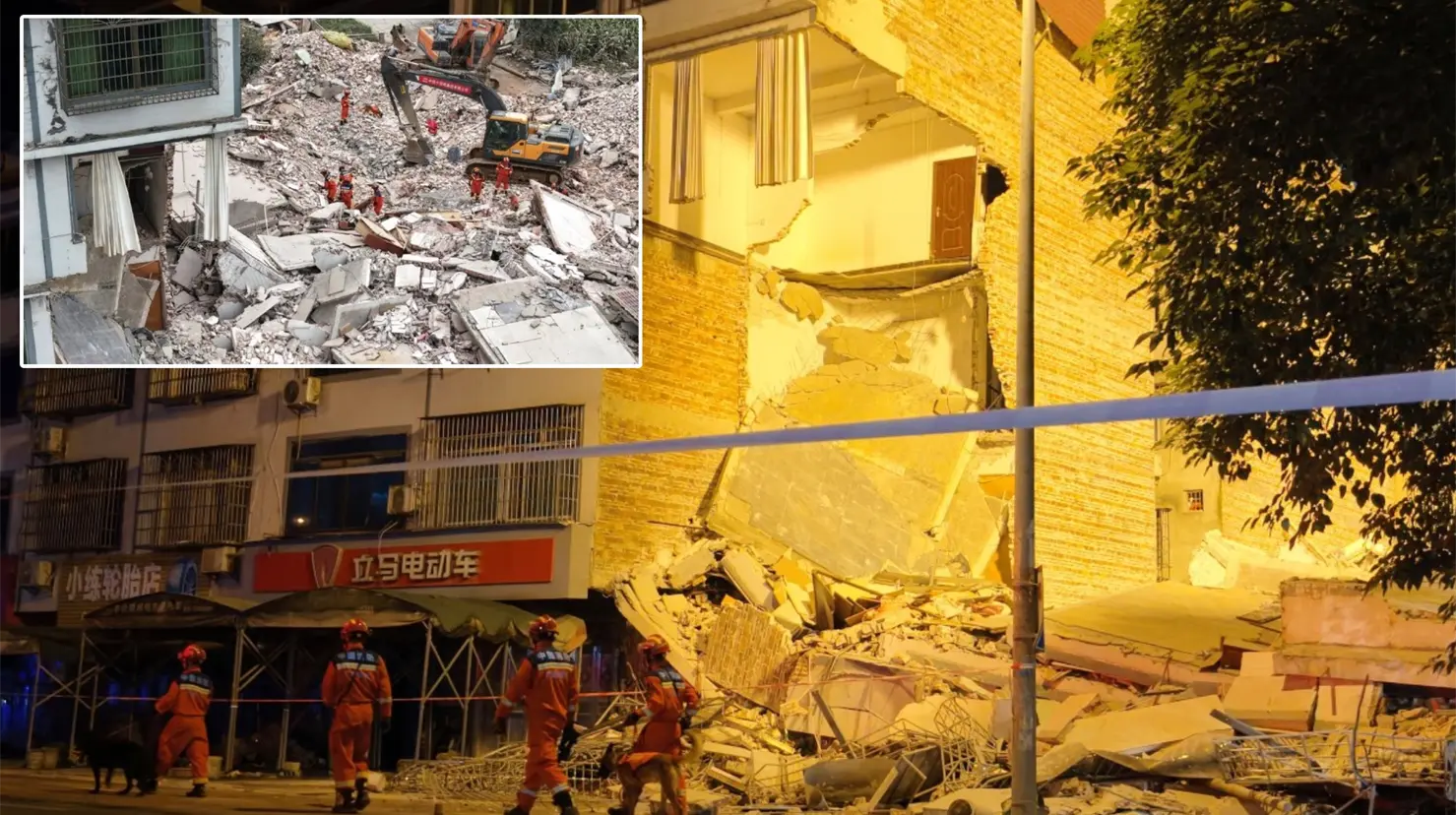VIDEO | Así se vivió el sismo de 5.2 en China; deja dos muertos, heridos y miles de evacuados