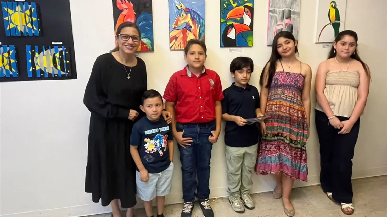 Niños de Talleres de Pintura Viva inauguran exposición en Museo Sonora en la Revolución