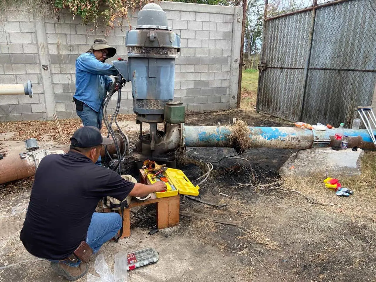 Roban cableado en pozo de Guaymitas