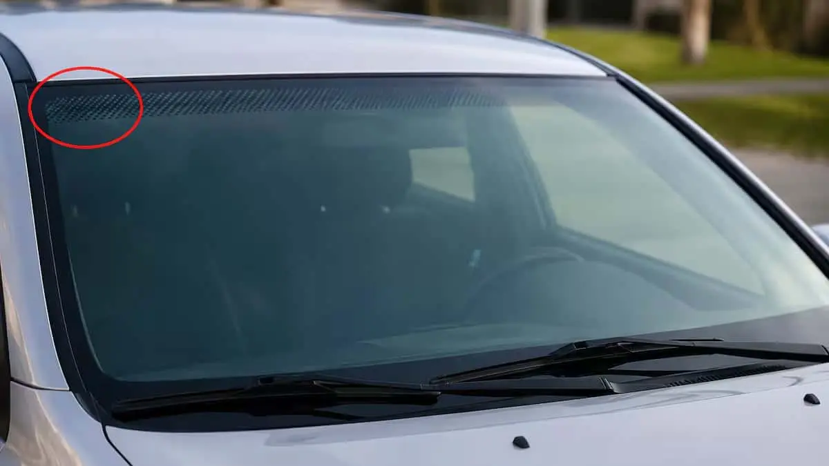 Los puntos negros del parabrisas sí tienen una función: así ayudan a proteger y mejorar los autos modernos